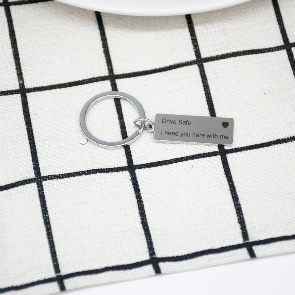 Personalized Engraved Keychain Bowlift