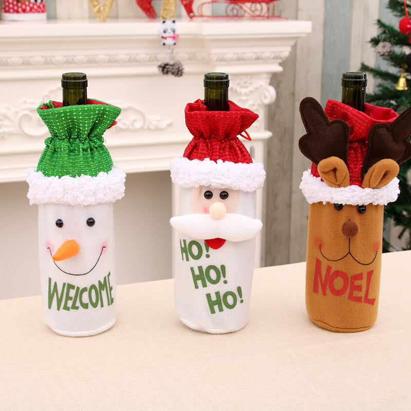 Festive Wine Bottle Cover Bowlift