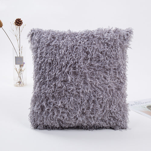 Luxurious Faux Fur Decorative Cushion