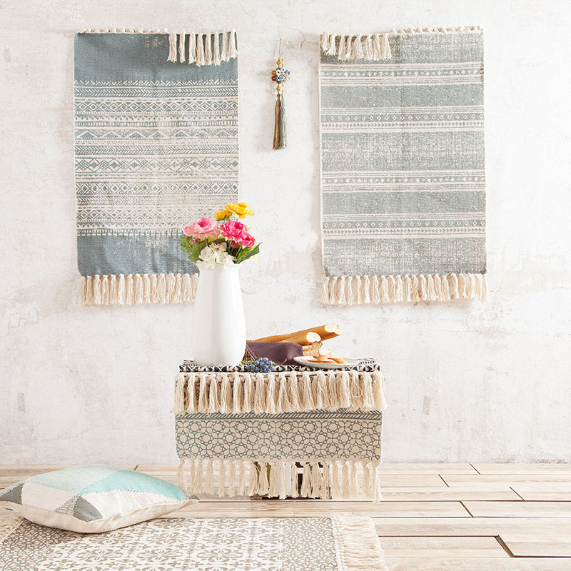 Geometric Pattern Decorative Area Rug Bowlift