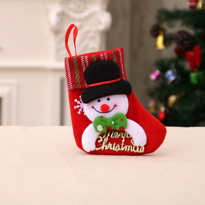 Plush Christmas Bear Stocking Bowlift