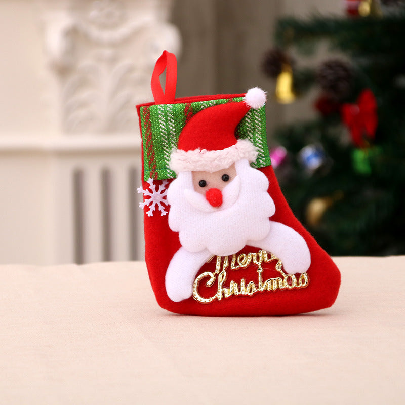 Plush Christmas Bear Stocking Bowlift