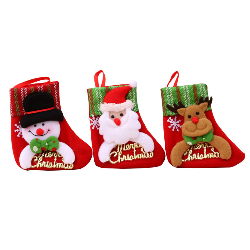 Plush Christmas Bear Stocking Bowlift