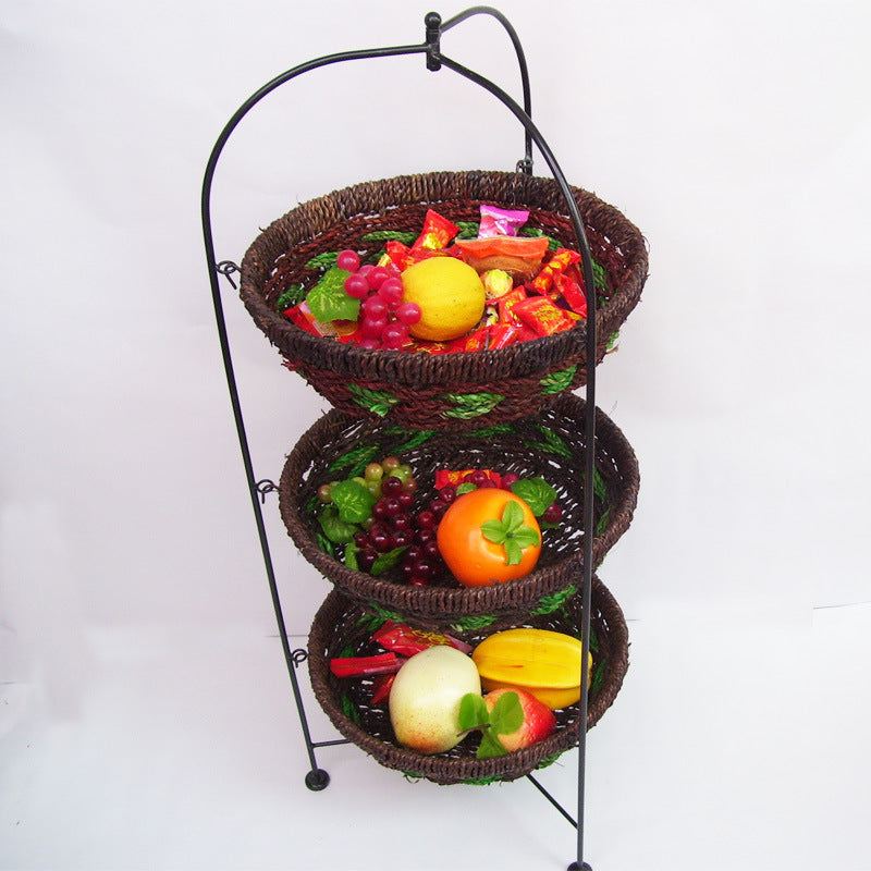 Multi-Tiered Fruit Display Rack Bowlift