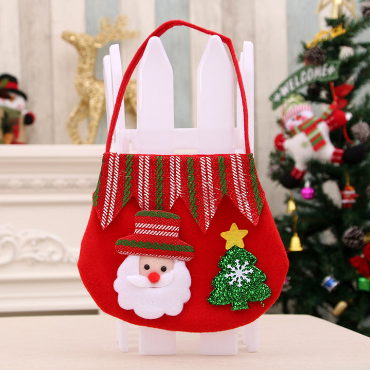 Festive Holiday Felt Handbag Bowlift