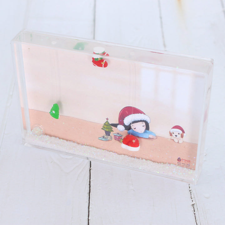 Heart-Shaped Photo Snow Globe