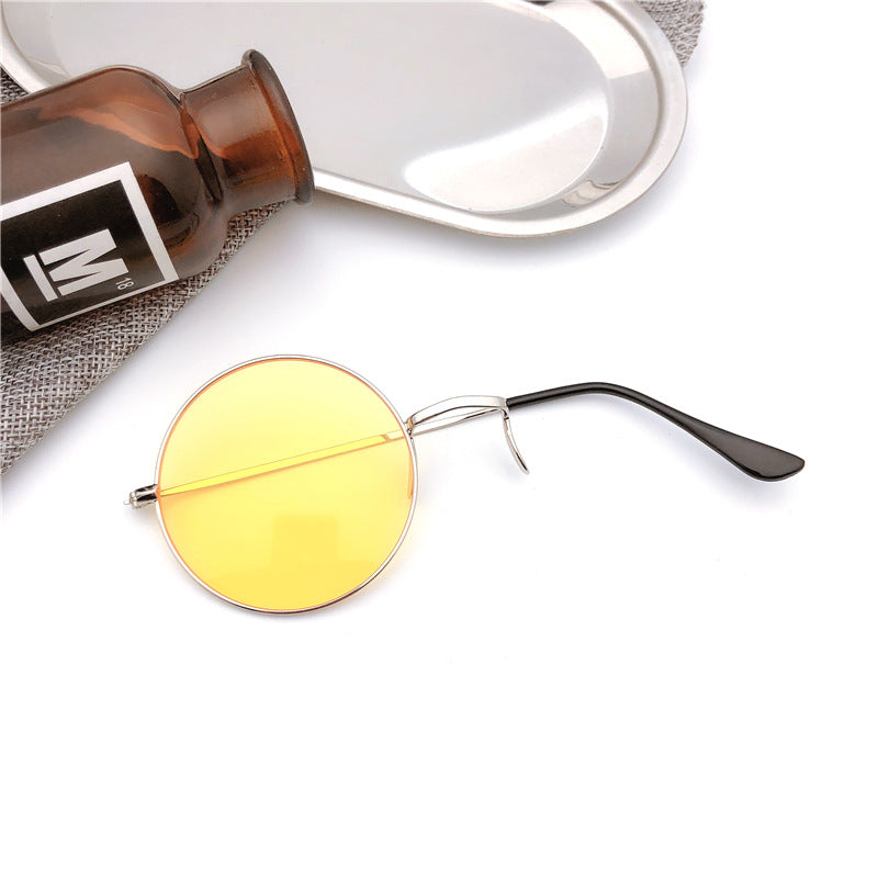 Retro-Inspired Round Frame Glasses Bowlift