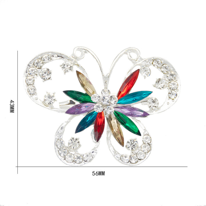 Colorful Butterfly Brooch Bowlift