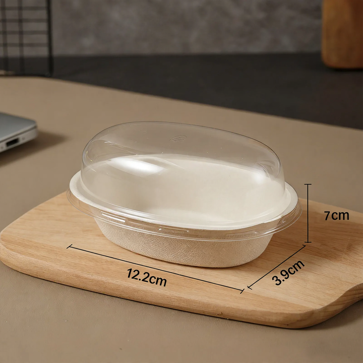 Disposable paper container, biodegradable