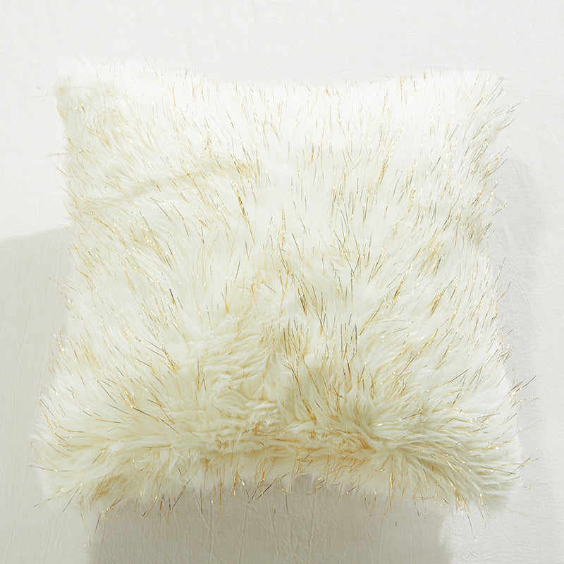 Luxurious Faux Fur Decorative Pillow