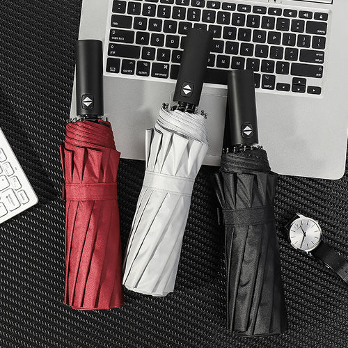 Women's automatic folding umbrella Bowlift