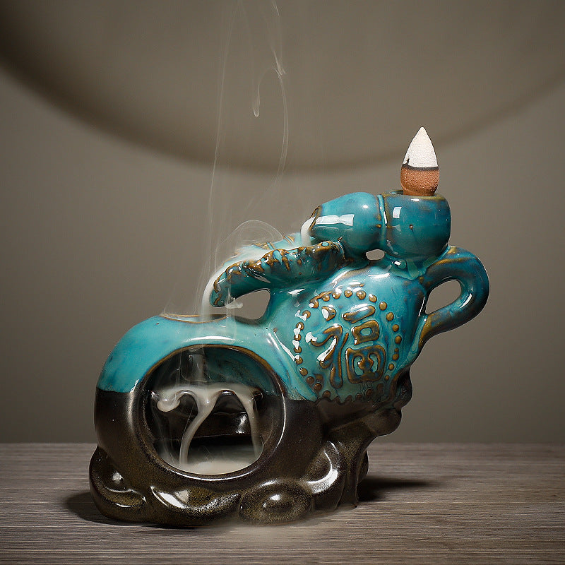 Decorative Teapot Shaped Incense Holder