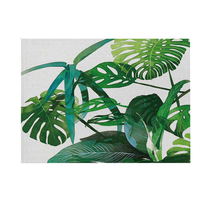 Tropical Leaf Canvas Wall Art Panel