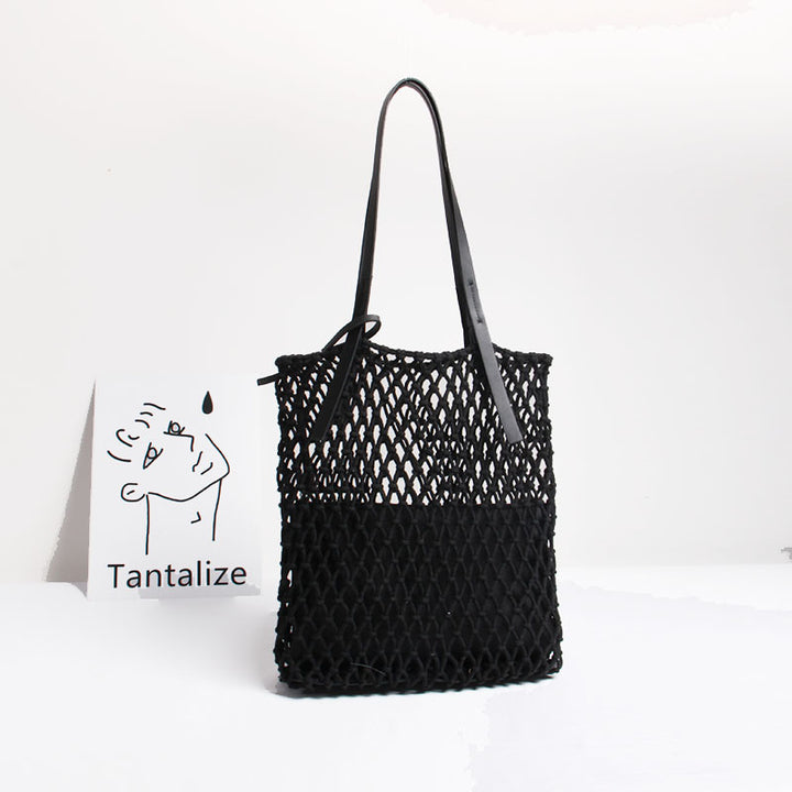 Handcrafted Macramé Tote Bag Bowlift