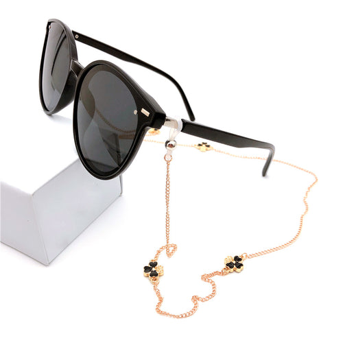 Elegant Floral Charm Eyewear Chain Bowlift