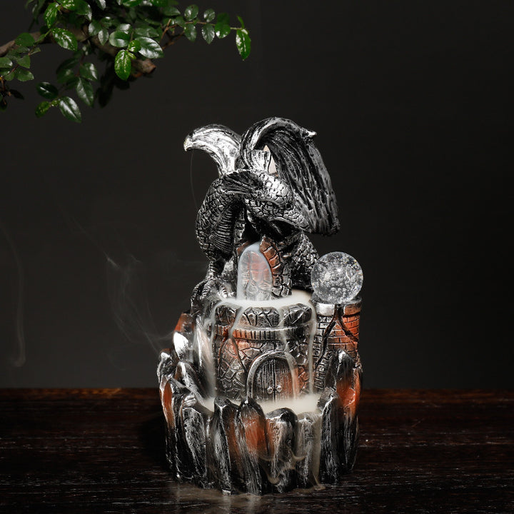 Dragon-Themed Fantasy Incense Holder