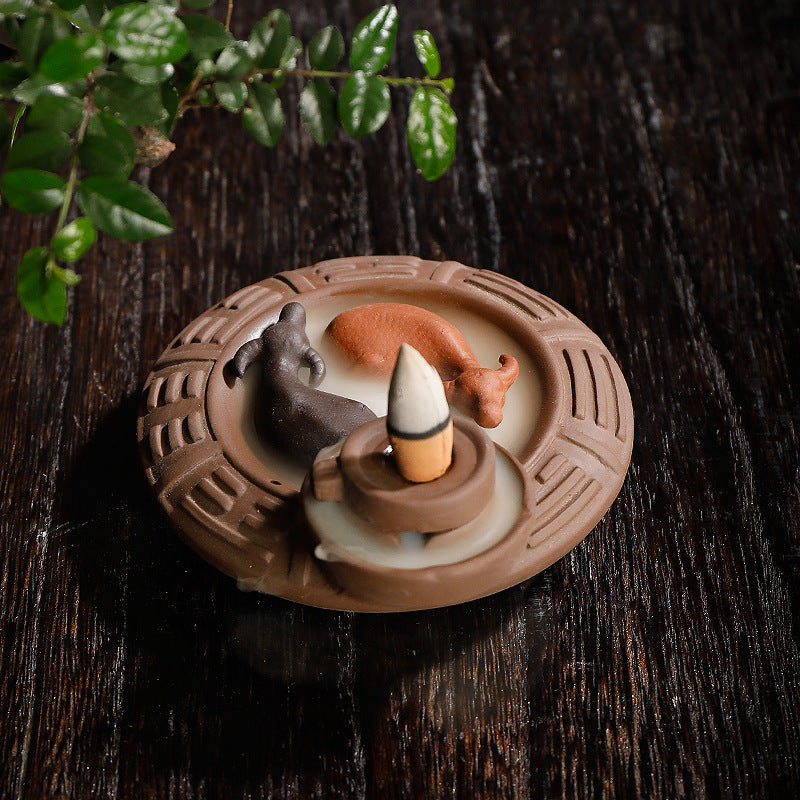 Decorative Animal-Themed Incense Burner