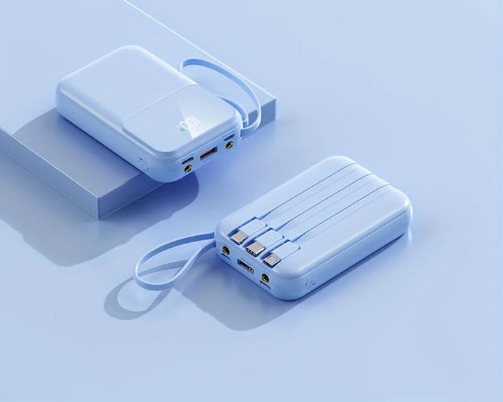 BowLift | 10000mAh Portable Power Bank with Cables