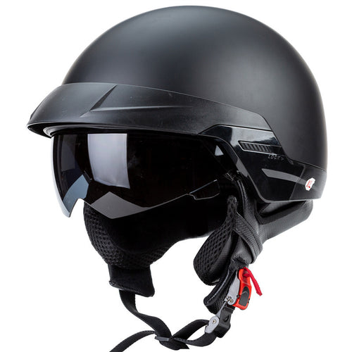 Advanced Scooter Helmet with Integrated Visor Bowlift