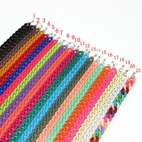 Vibrant Acrylic Eyewear Chain Bowlift