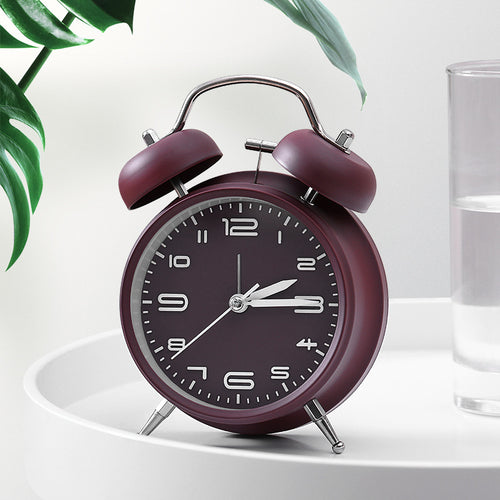 Classic Alarm Clock with Modern Accents Bowlift