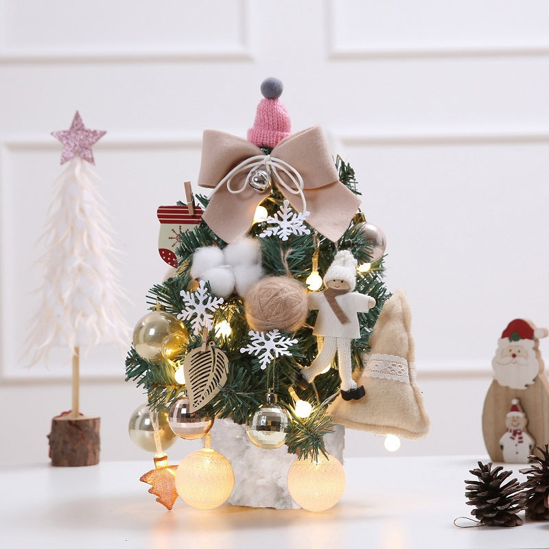 Mini Christmas tree with flocking, different sizes