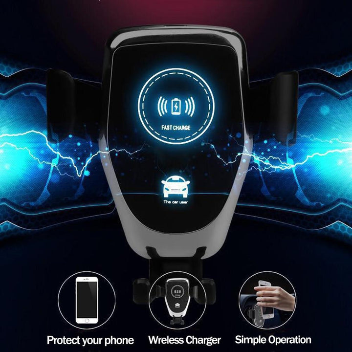 BowLift | 10W QI Wireless Fast Charger Car Mount Holder Stand For iPhone XS Max Samsung S9 For Xiaomi MIX 2S Huawei Mate 20 Pro Mate 20 RS