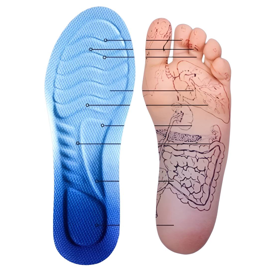 StepEase Cloud 4D Orthopedic Insoles for Foot Pain Relief | Heel pain Relief - Shock Absorption Insoles - Foot Comfort - Posture Support Bowlift