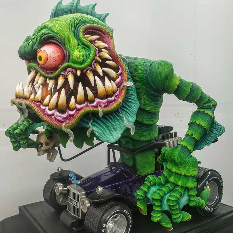 Angry Big Mouth Monster Statues | Bowlift
