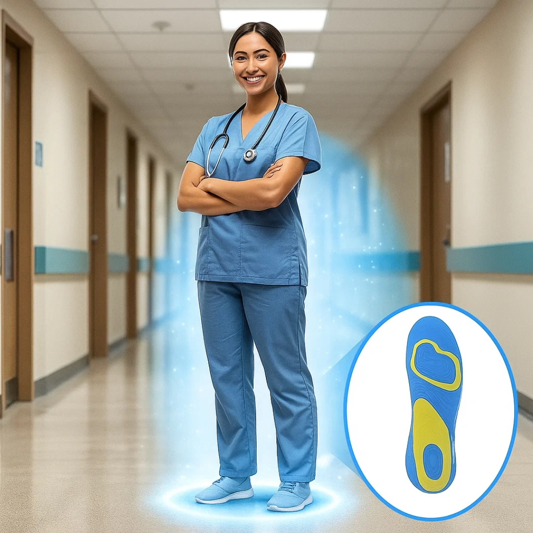 Plantar Fasciitis Relief – Self-Adhesive Gel Cushioning – Everyday Comfort for Flat-Footed Walkers Bowlift