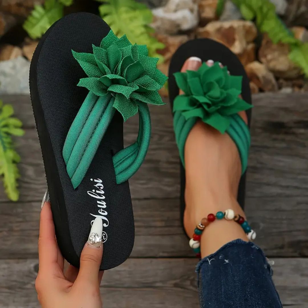 Floriva – Women's Floral Flip-Flops