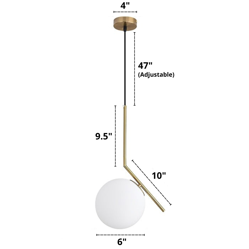 Modern Nordic Glass Pendant Lamps | Bowlift