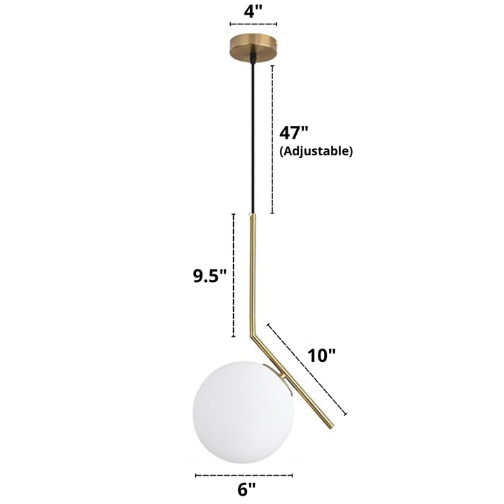 Modern Nordic Glass Pendant Lamps | Bowlift