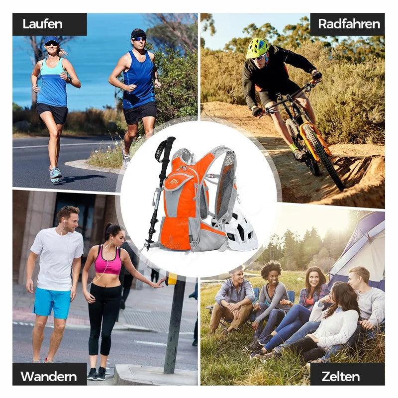 Outdoor Light and Breathable Backpack Bike Bag | Bowlift
