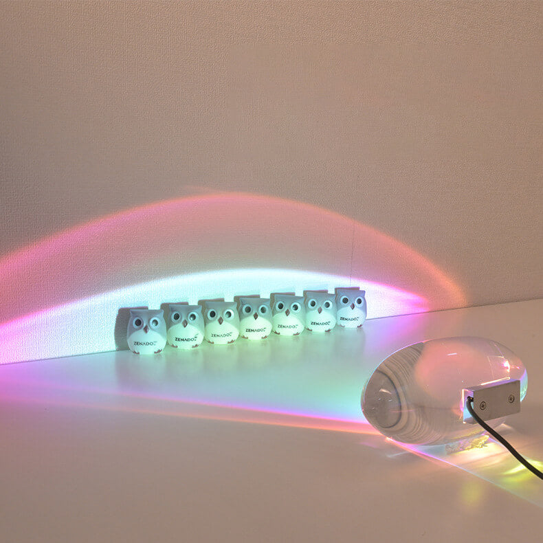 BowLift | Creative Crystal Projection Angel Eyes LED Table Lamp