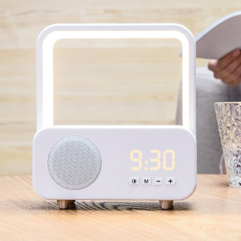 BowLift | 3-in-1 Rechargeable Bluetooth Speaker with Clock & Dimmable Colorful Light