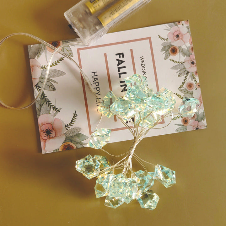 BowLift | Creative Irregular Gems String Lights Acrylic LED Decorative String Lights