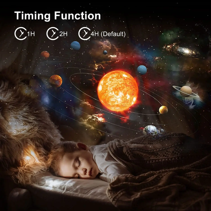 BowLift | Galaxy Projector with 360° Rotation - Stunning Room-Wide Night Sky View