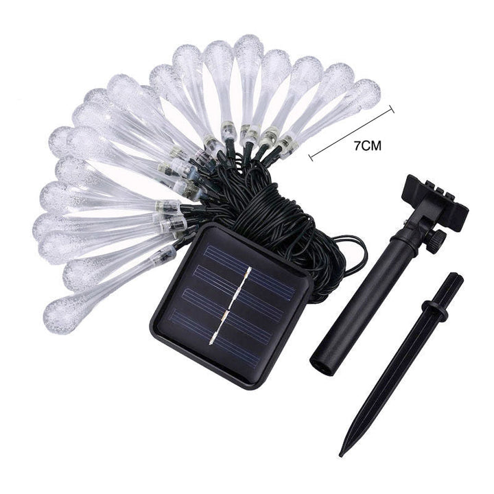 BowLift | Solar Water Droplet String Lights