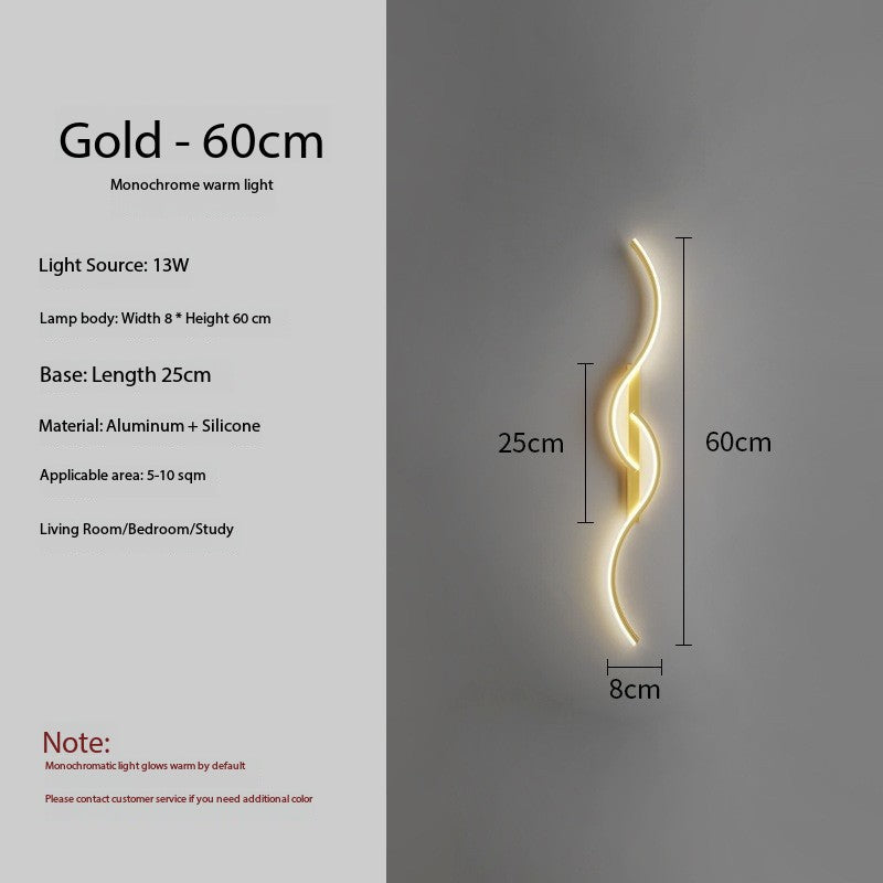 Minimalist Luxury LED Wall Sconce - Multiple Sizes, Finishes, and Dimming Options