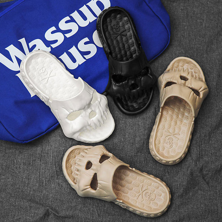 BowLift | Skull Design Single Band Slippers