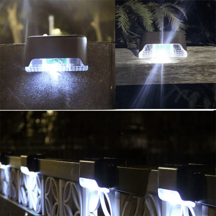 BowLift | Self-Adhesive Solar Outdoor Lights – Waterproof Wall-Mounted LED Step Lamps for Gardens, Patios & Pathways