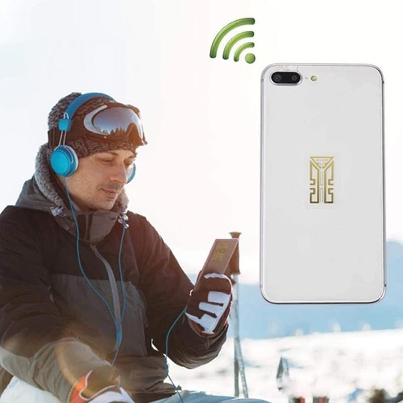BowLift | Compact Universal Signal Booster Sticker for Mobile Phones – 1.5 m Antenna Effect