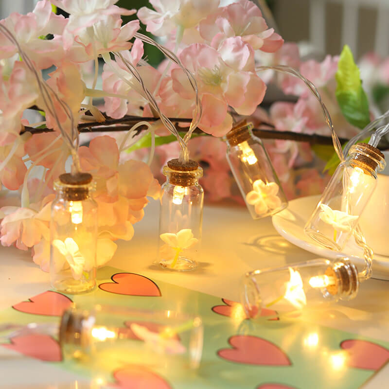 BowLift | Christmas LED Wishing Bottle Tree Snow Battery Box Decorative String Light