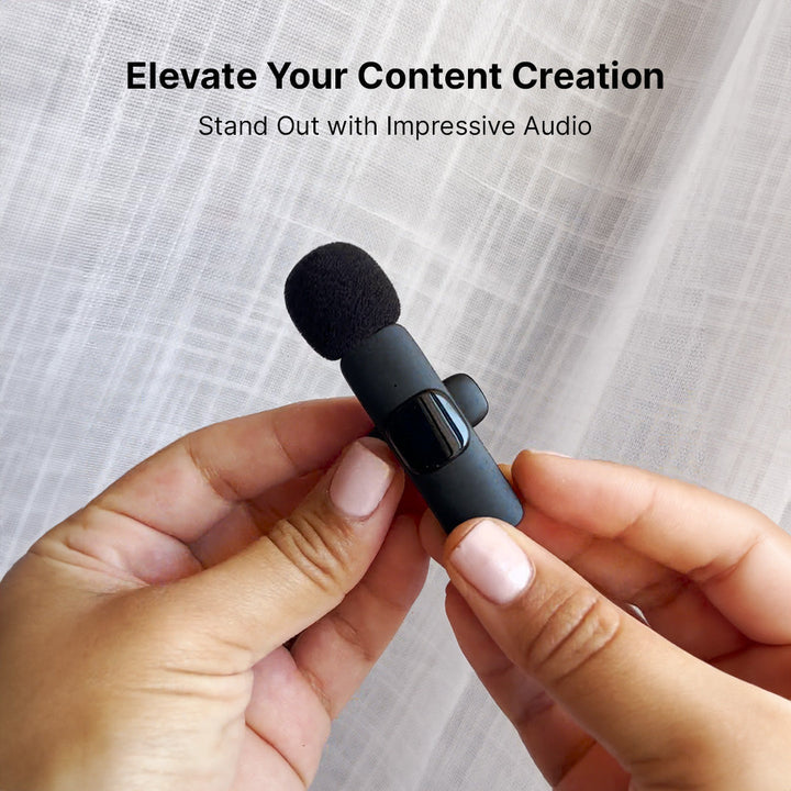 BowLift | Mini Wireless Lavalier Micophone | For Content Creators & Video Recording