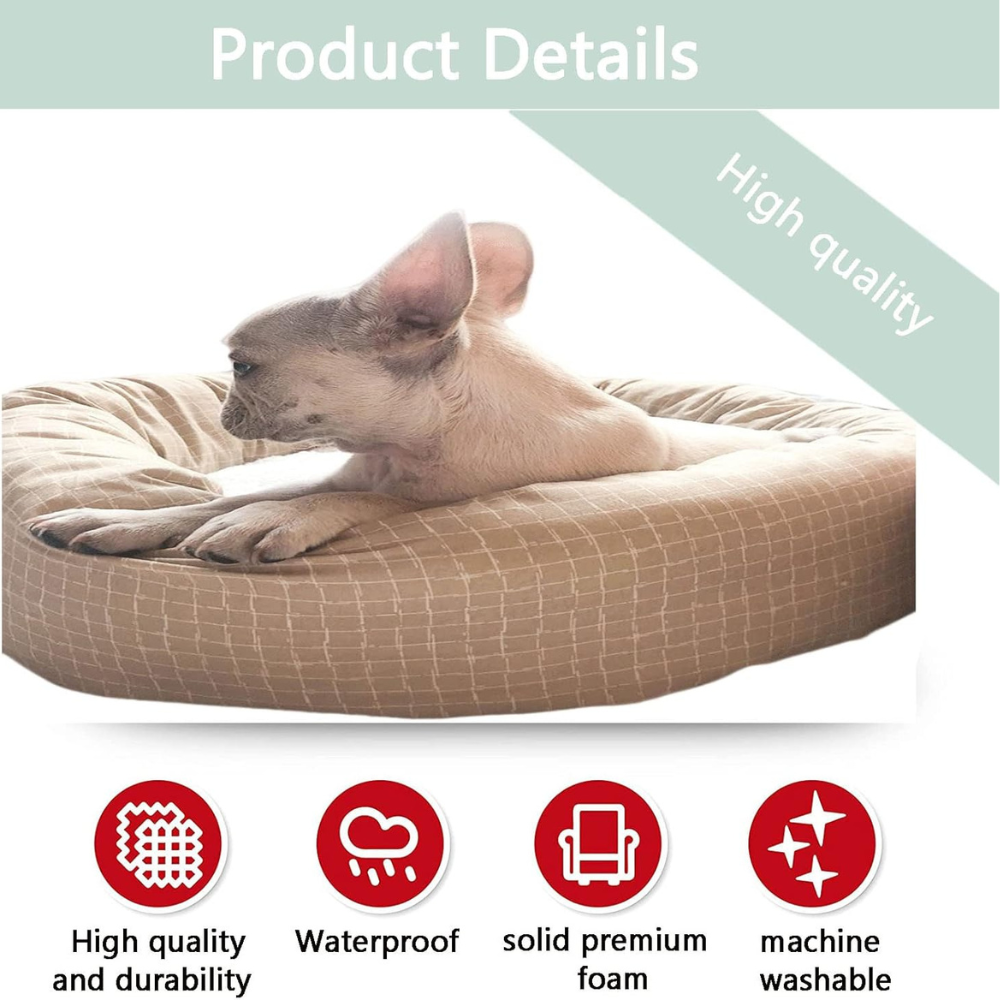 PlushPaw • Round Dog Sleeping Bed