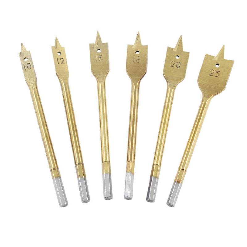 BowLift | Titan-coated flat drill set