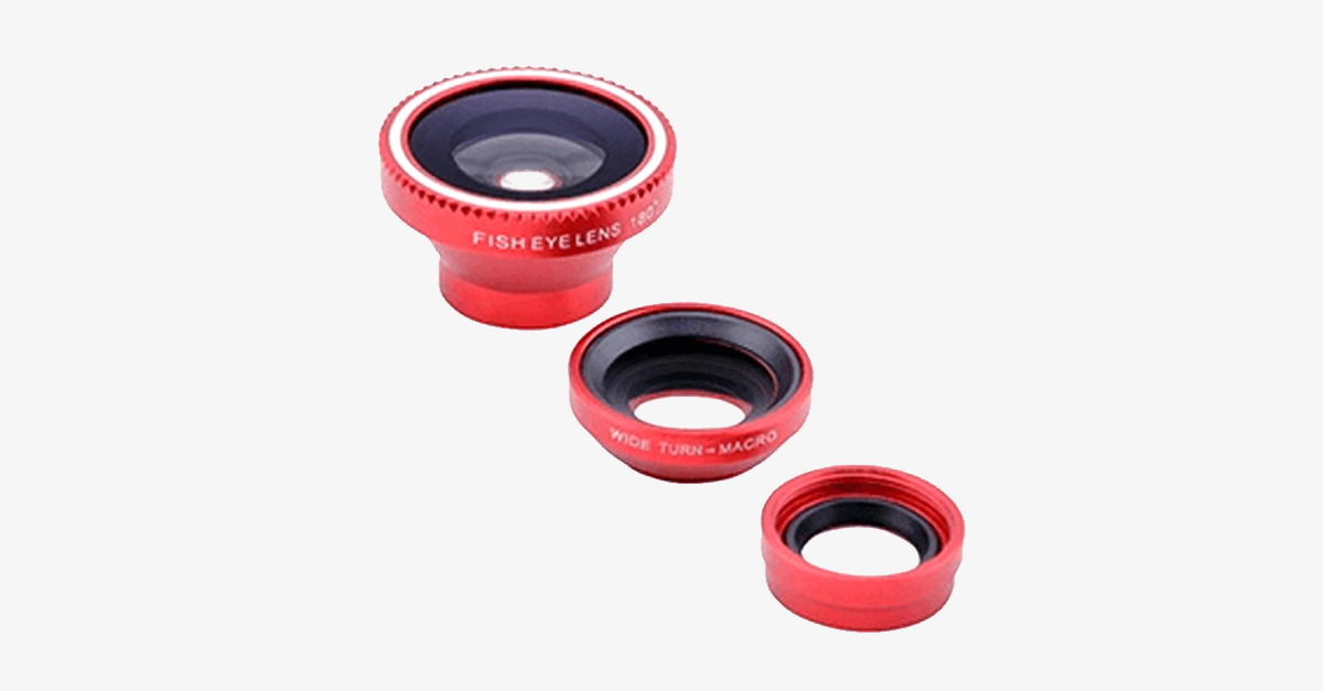 BowLift | 3-piece camera lens attachment set for smartphones – Take better pictures!