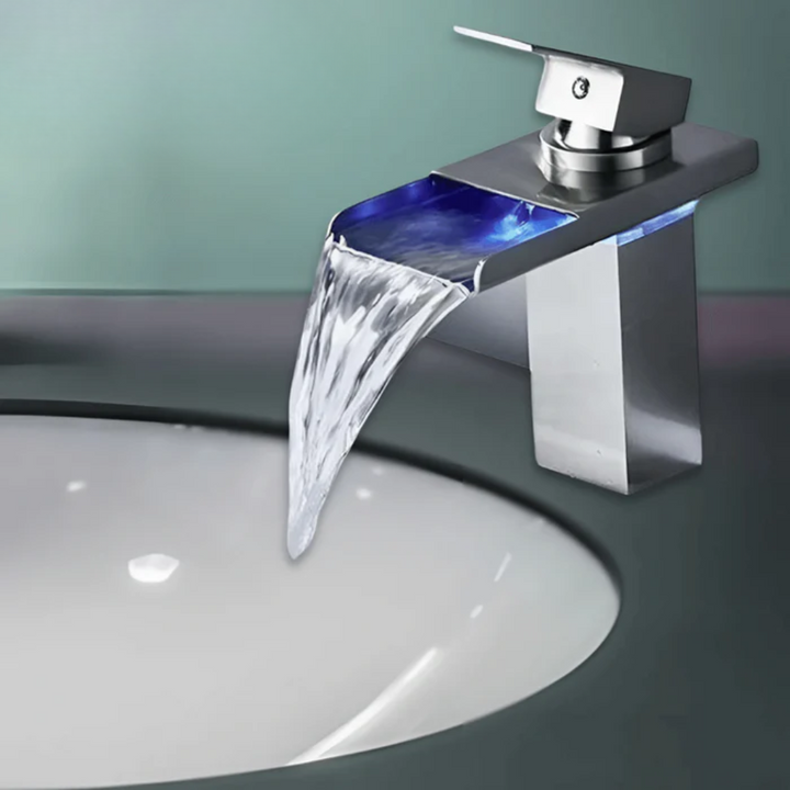 BowLift | Elegant LED Waterfall Faucet - for Luxury Bathrooms