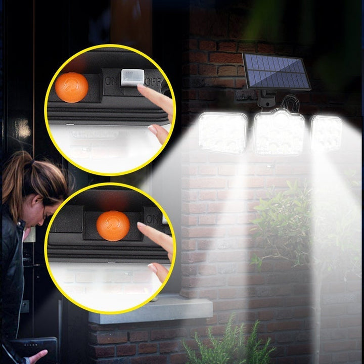 Solar Induction Wall Light Split with Remote Control | Bowlift